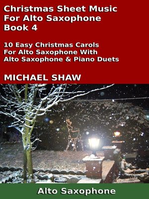 cover image of Christmas Sheet Music For Alto Saxophone
